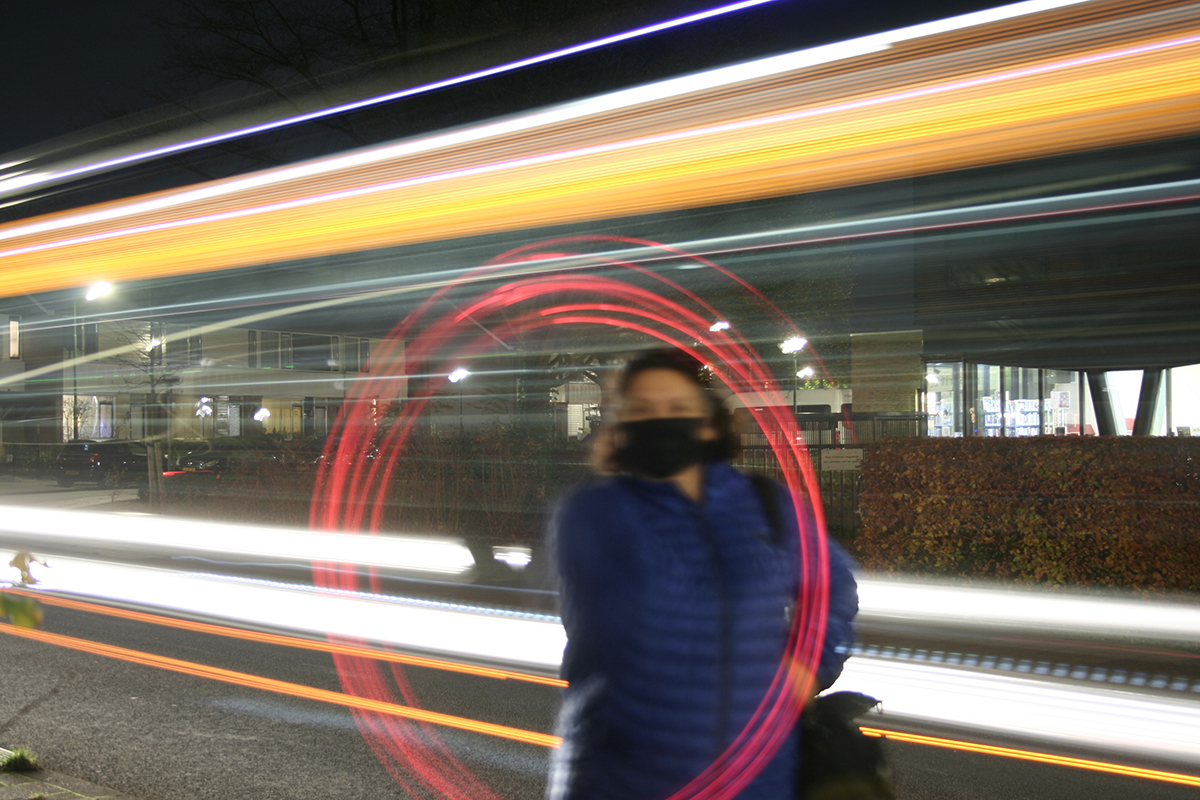 Amersfoort Soest bus schemering avond fotografie licht sluitertijd