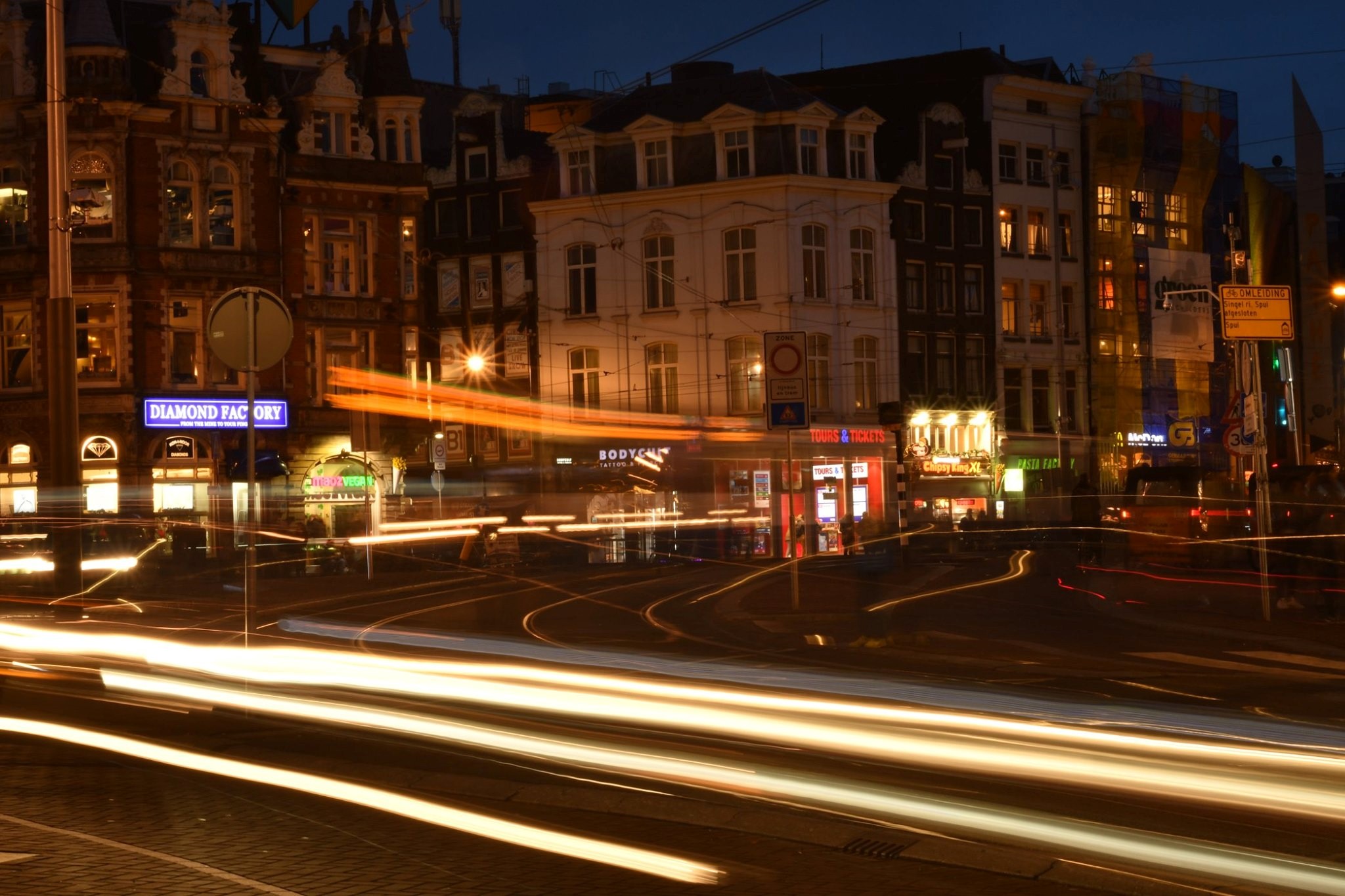 Sluitertijd schemering nachtfotografie Amersfoort manueel camera Amsterdam